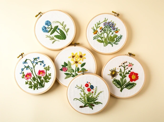 Kolekcja wzorów do haftu