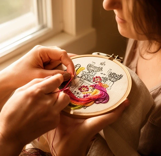 Hafciarka pracująca ze schematem