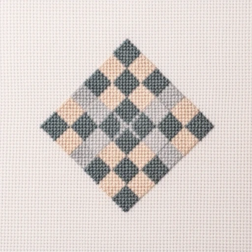 Schemat haftu Karo i romby